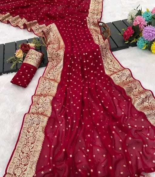 Viscose Georgette Saree