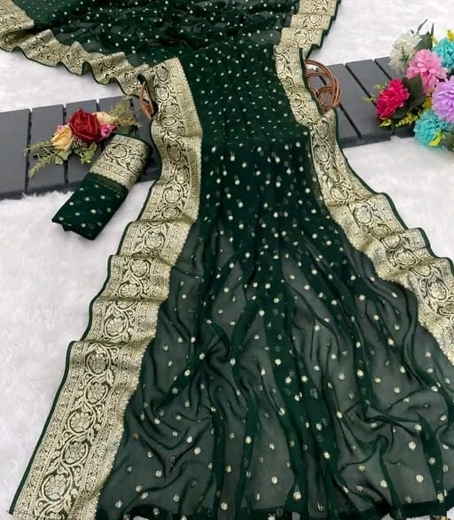 Viscose Georgette Saree