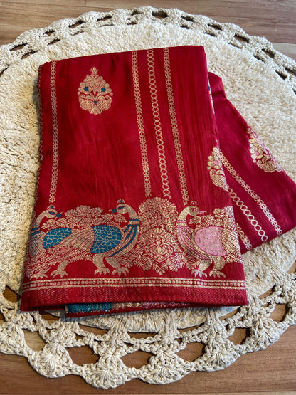 Pure Soft Russian Silk Saree