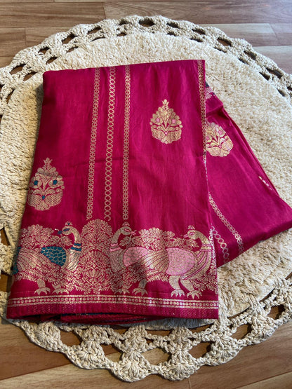 Pure Soft Russian Silk Saree