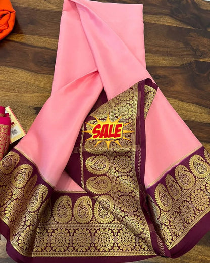 Semi Mysore Silk Saree