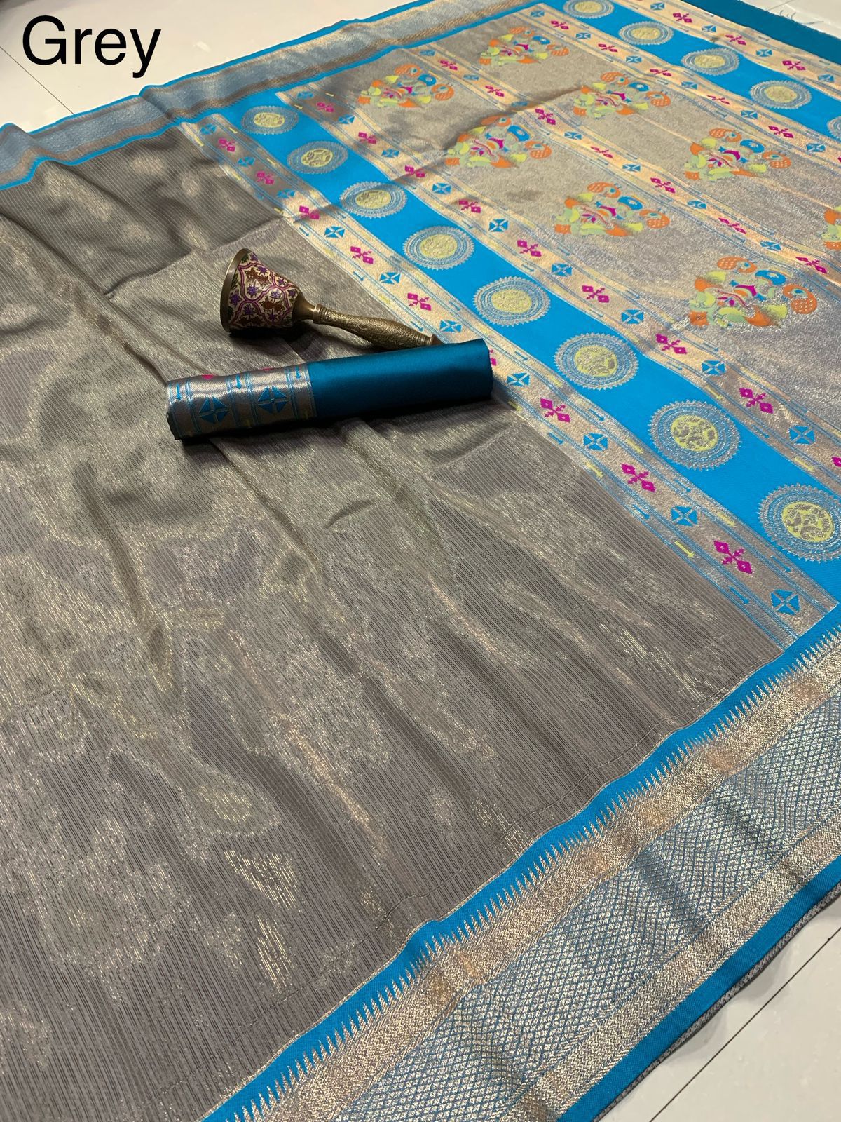 KANCHIVRAM TISSUE SAREE