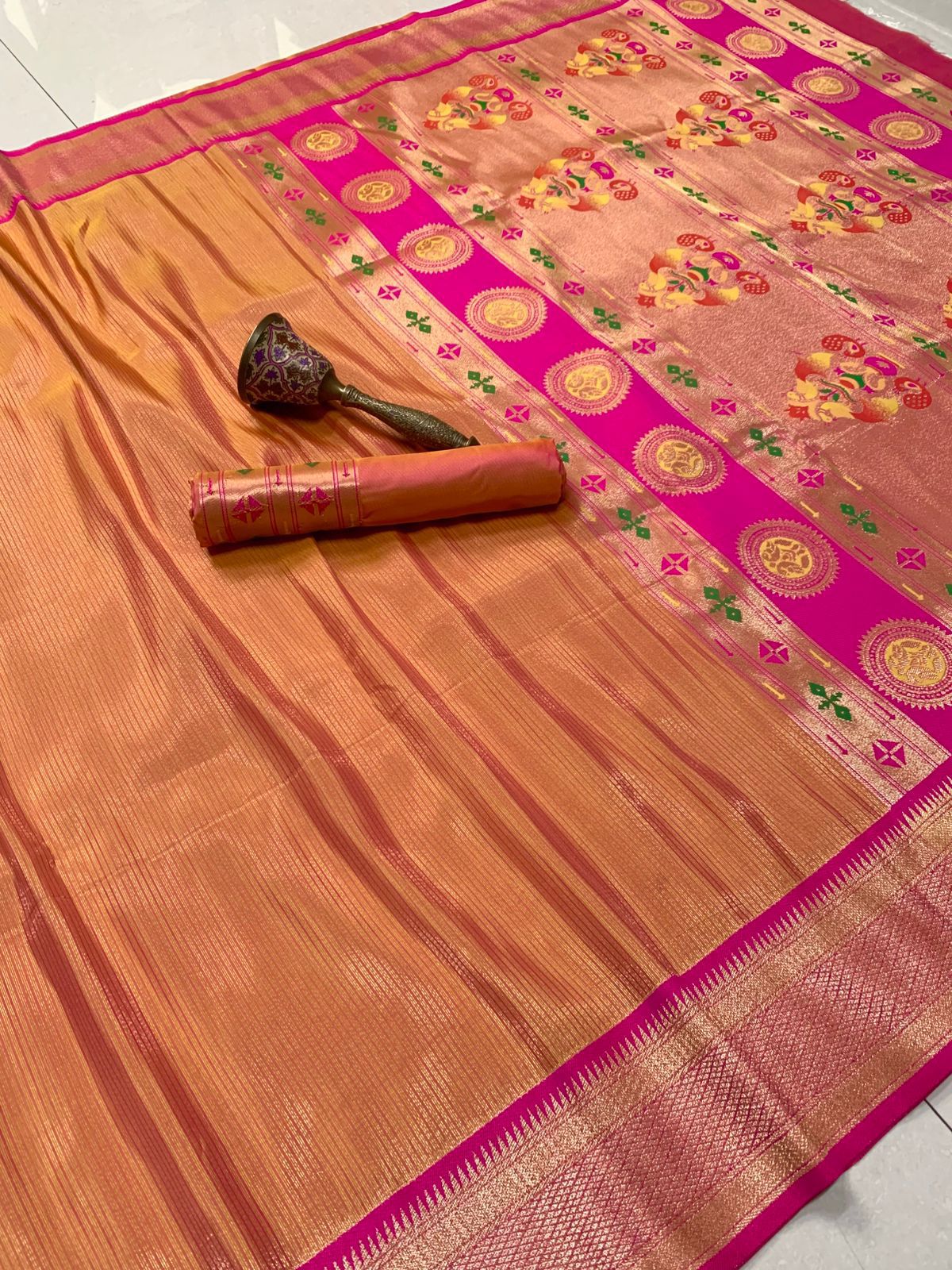 KANCHIVRAM TISSUE SAREE