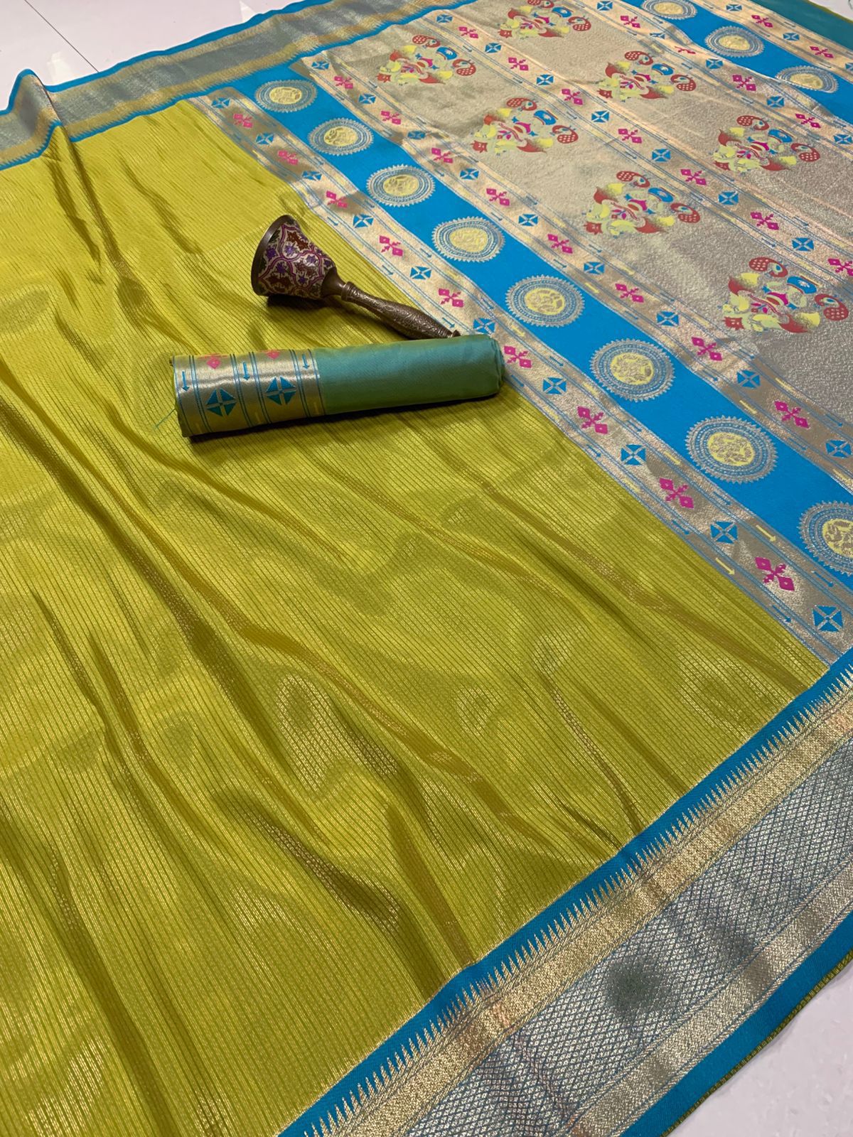 KANCHIVRAM TISSUE SAREE