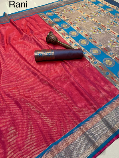 KANCHIVRAM TISSUE SAREE