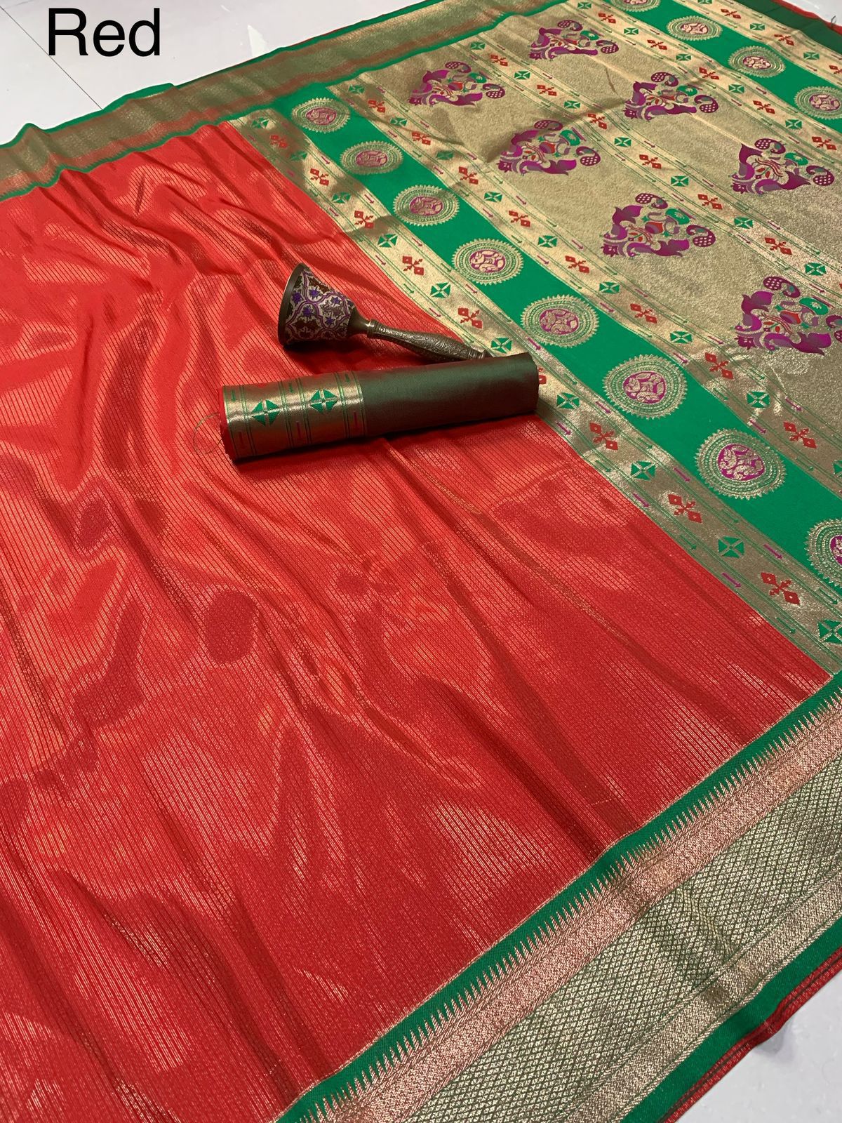 KANCHIVRAM TISSUE SAREE