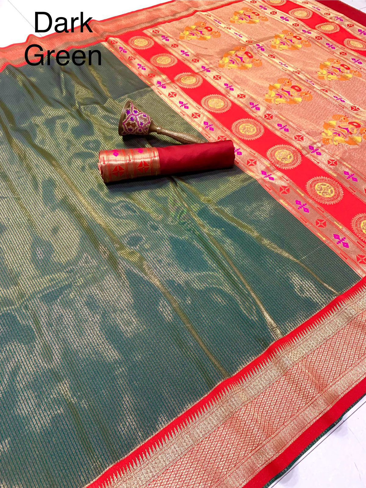 KANCHIVRAM TISSUE SAREE