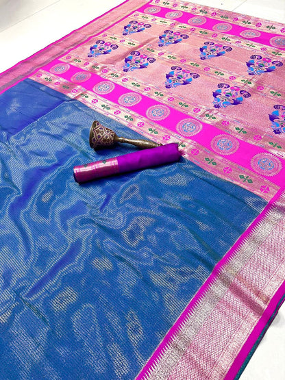 KANCHIVRAM TISSUE SAREE