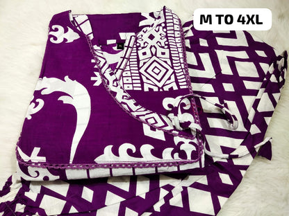 Jaipuri Cambric Cotton Kurti Pant Set