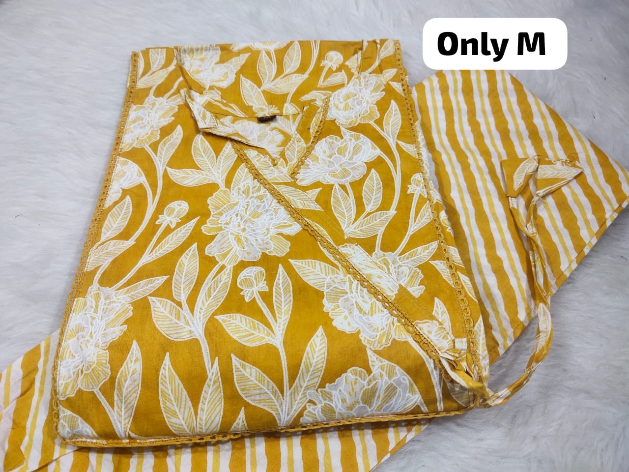 Jaipuri Cambric Cotton Kurti Pant Set