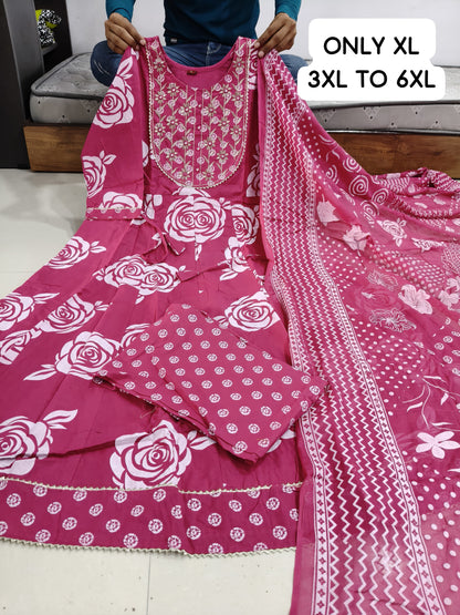Anarkali Kurti Set