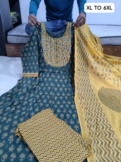 Anarkali Kurti Set