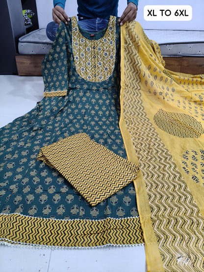 Anarkali Kurti Set