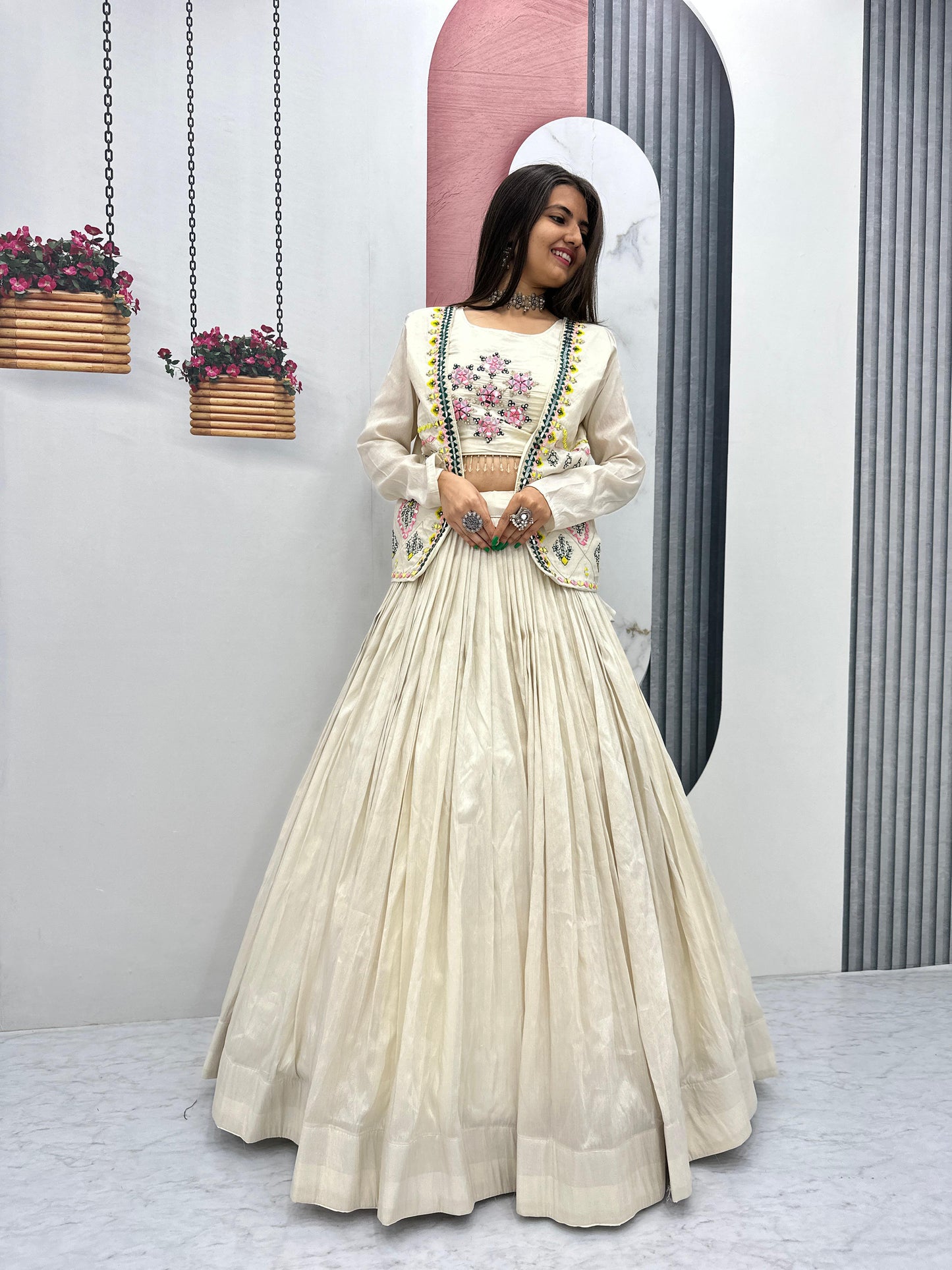 Lehenga Choli With Jacket