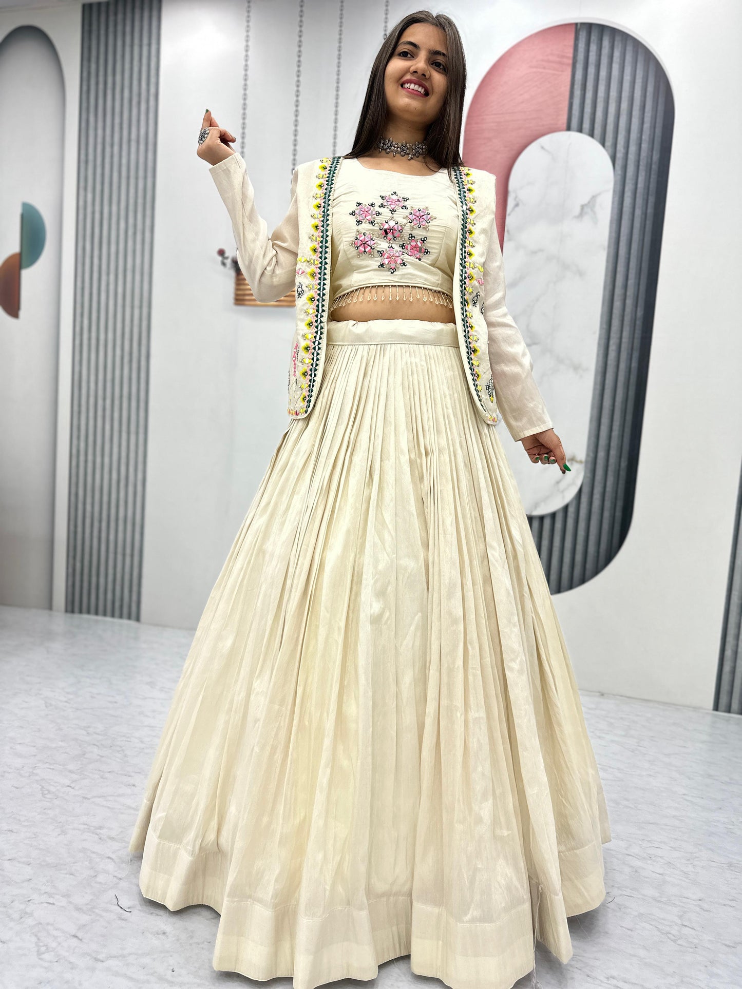 Lehenga Choli With Jacket