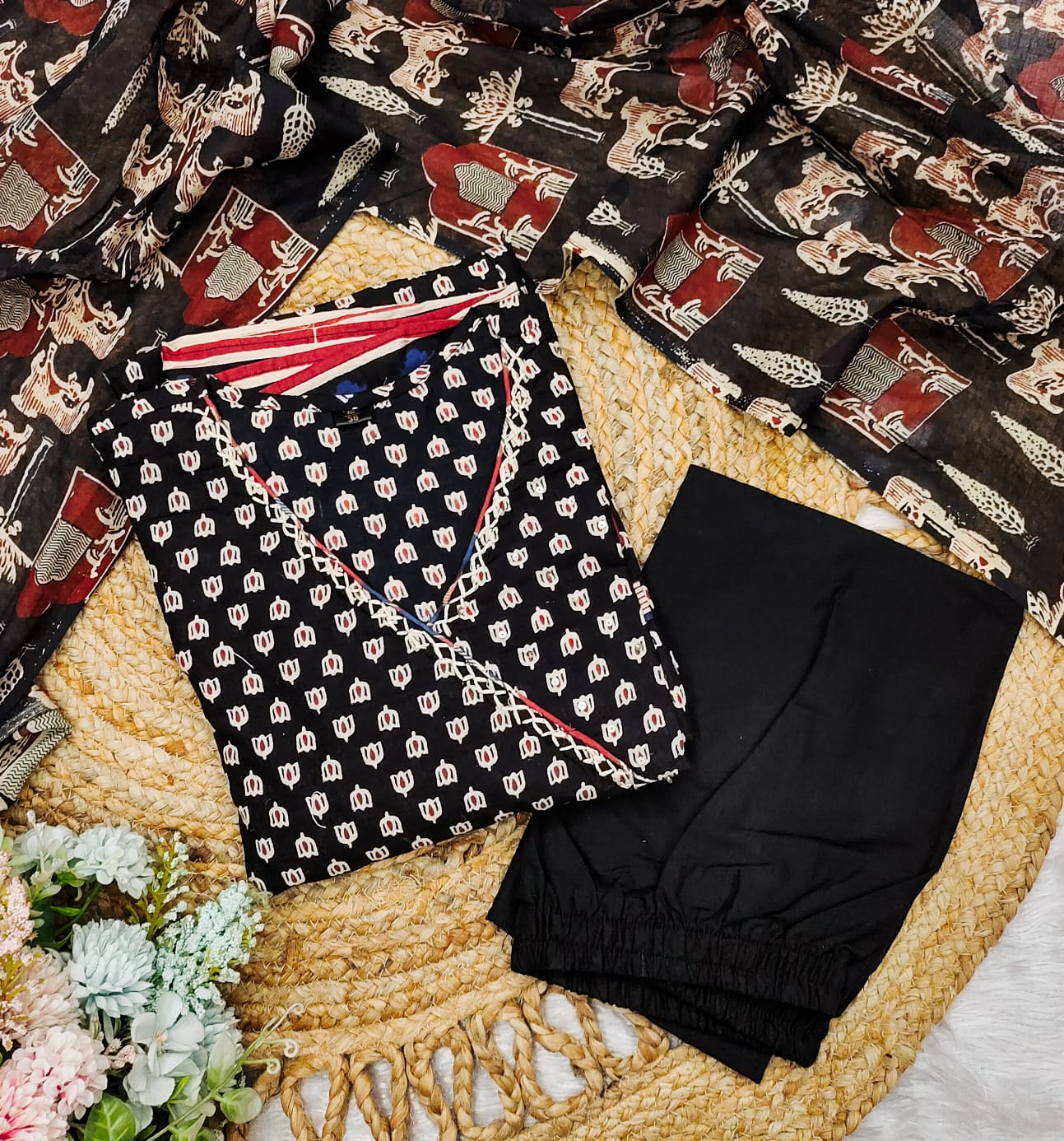 PURE COTTON SUIT SET