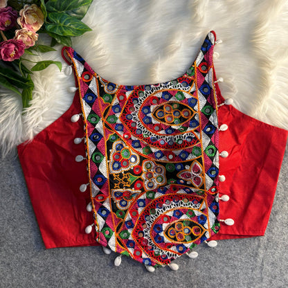 SPAGHETTI STYLE REAL SHELL BLOUSE