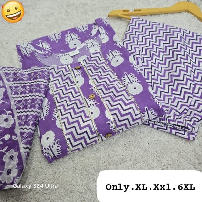JAIPURI PRINT KURTI SET