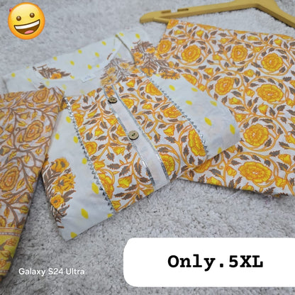 JAIPURI PRINT KURTI SET