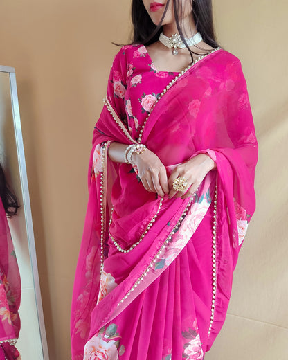 Georgette Saree