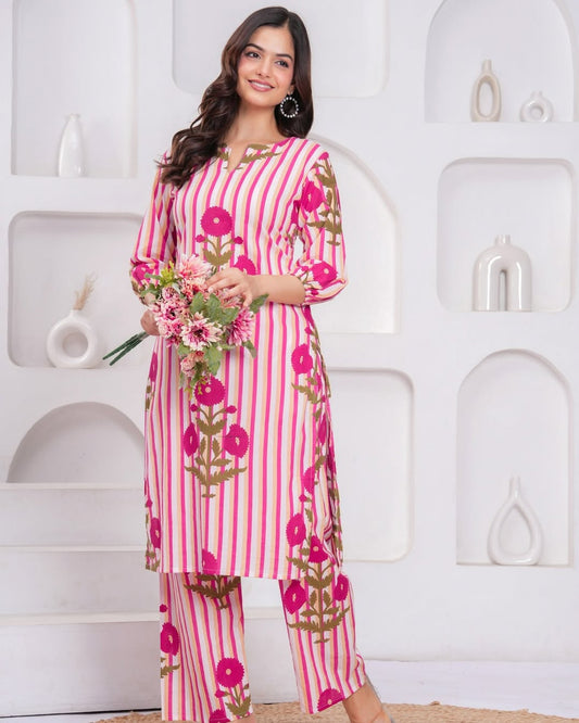 Co-ord Style Kurti Pant Set