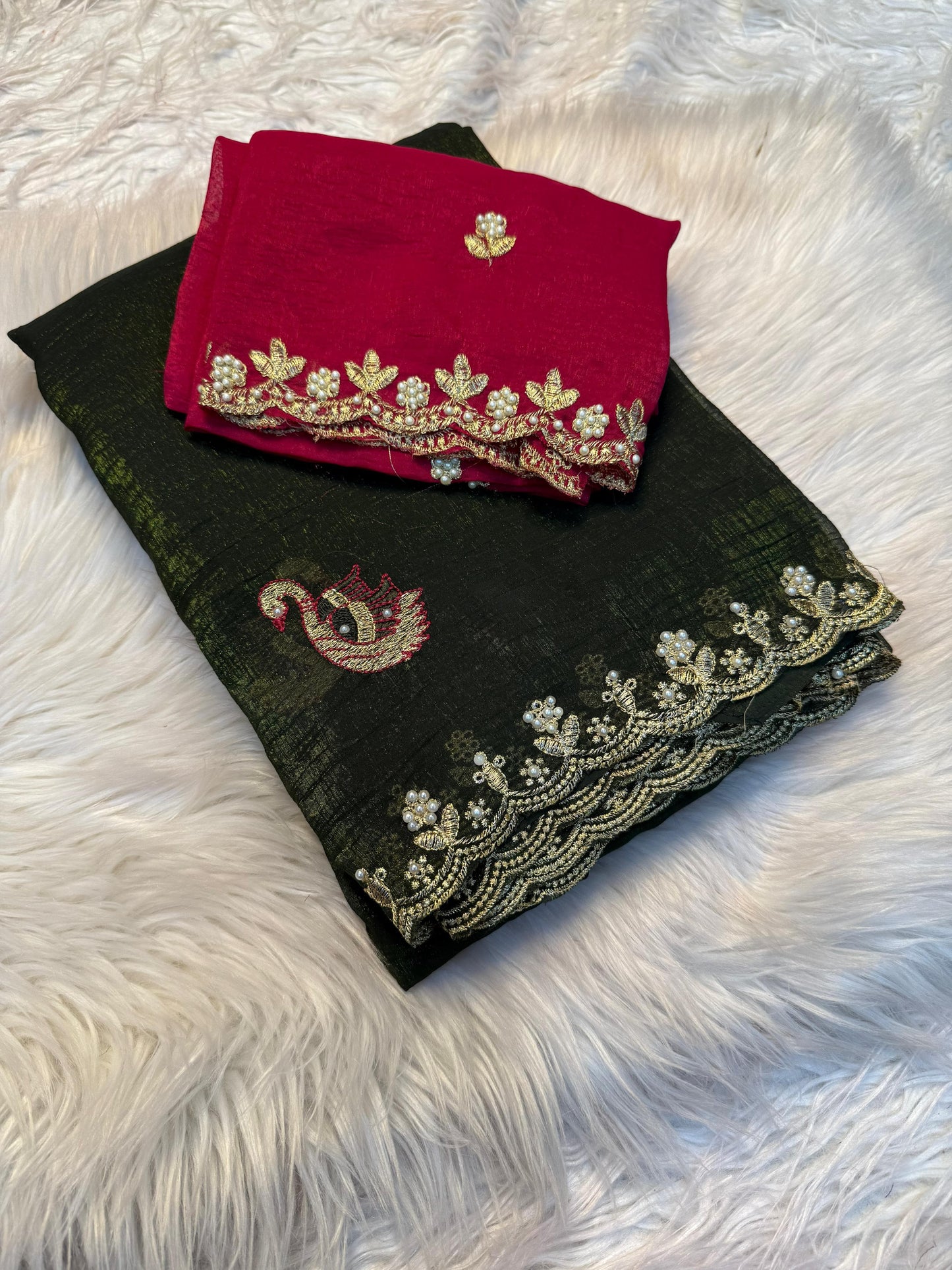 Soft Crunchy Saree