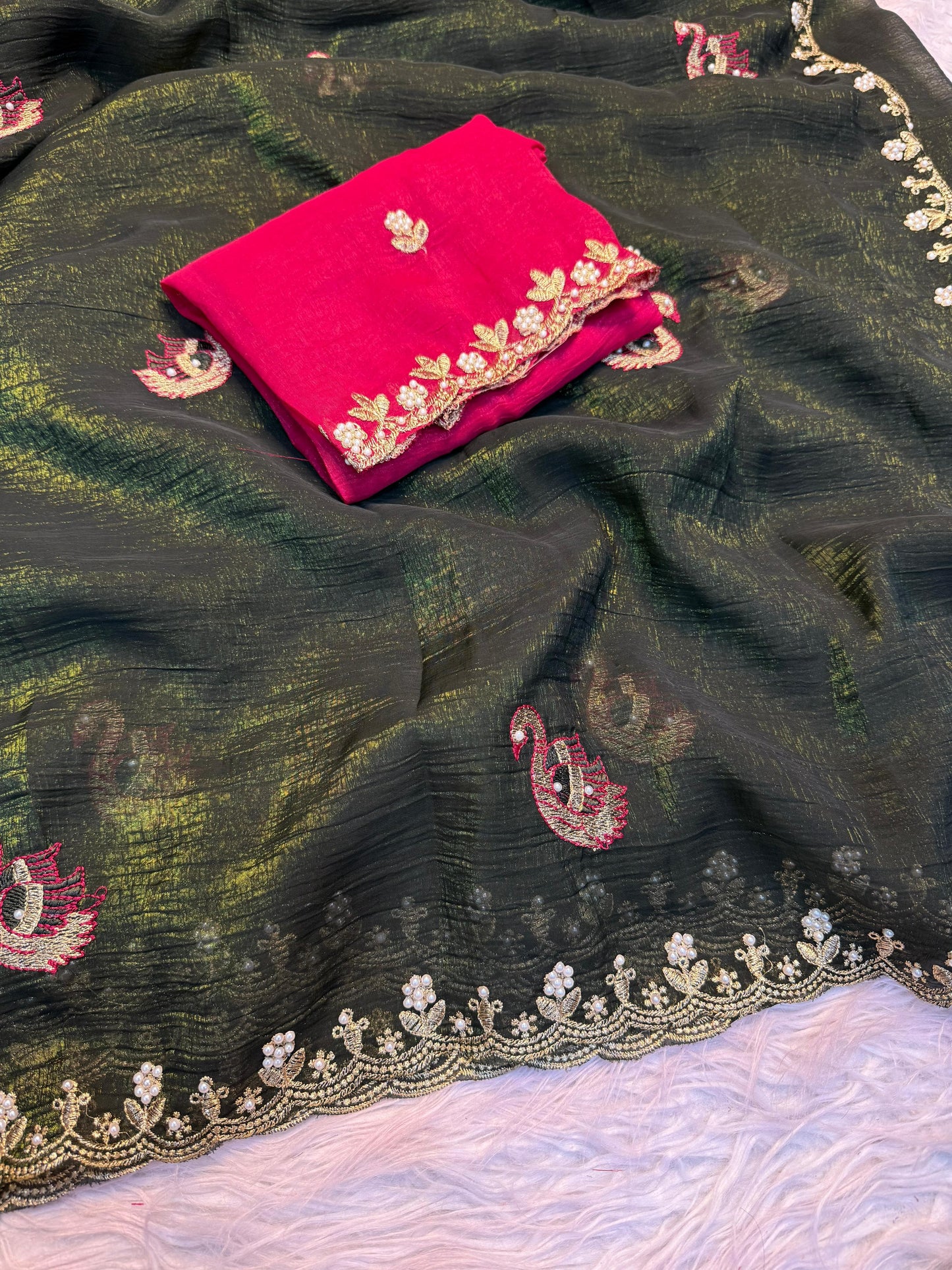 Soft Crunchy Saree