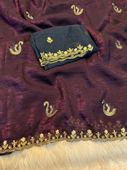 Soft Crunchy Saree