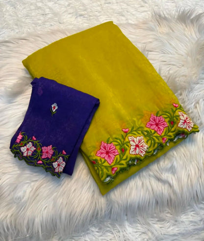Soft Crunchy Saree