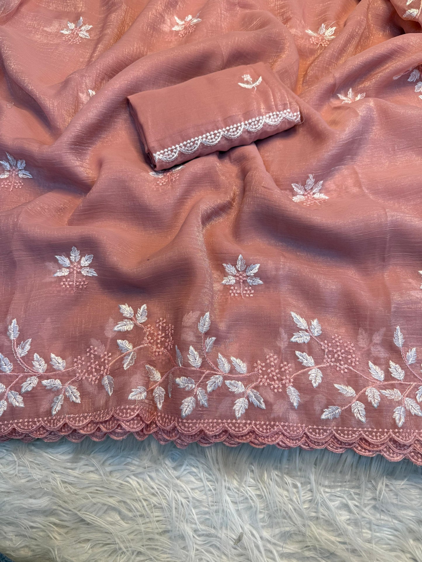 Shimmer Georgette Saree