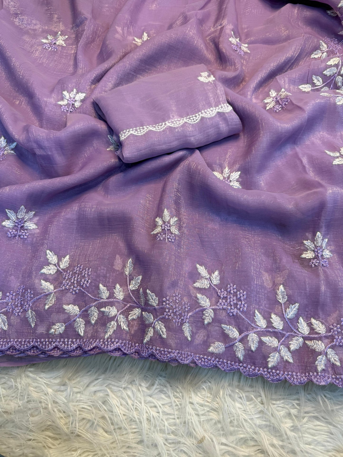 Shimmer Georgette Saree