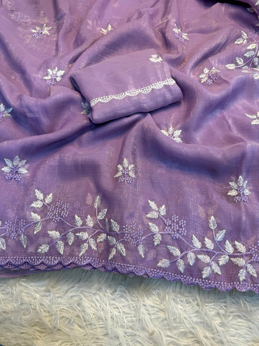 Shimmer Georgette Saree