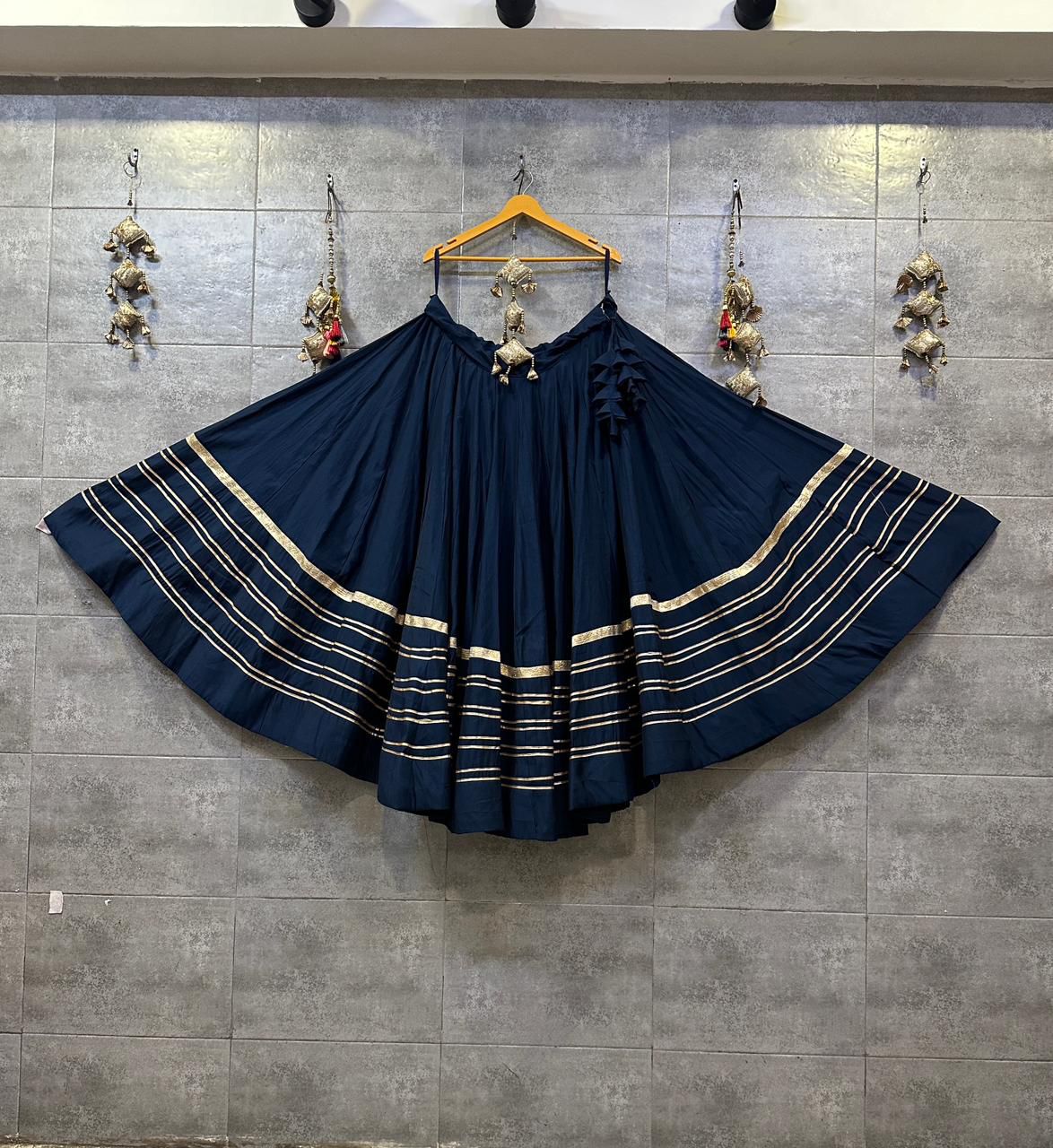 Roman Cotton Silk Chaniya Choli