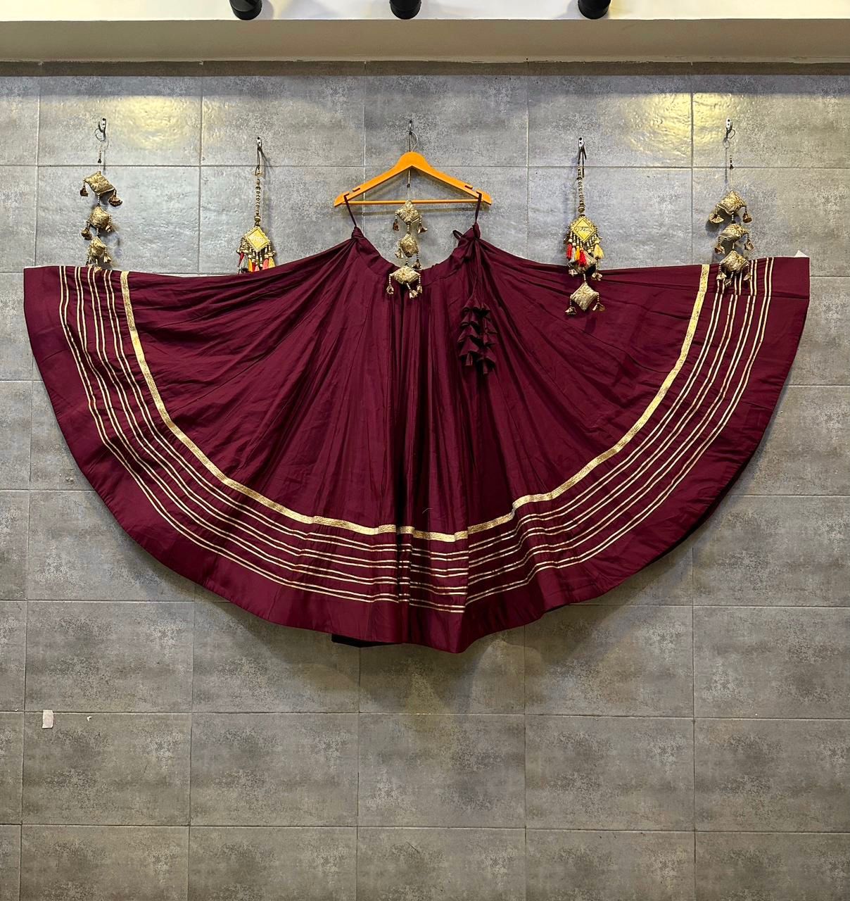 Roman Cotton Silk Chaniya Choli