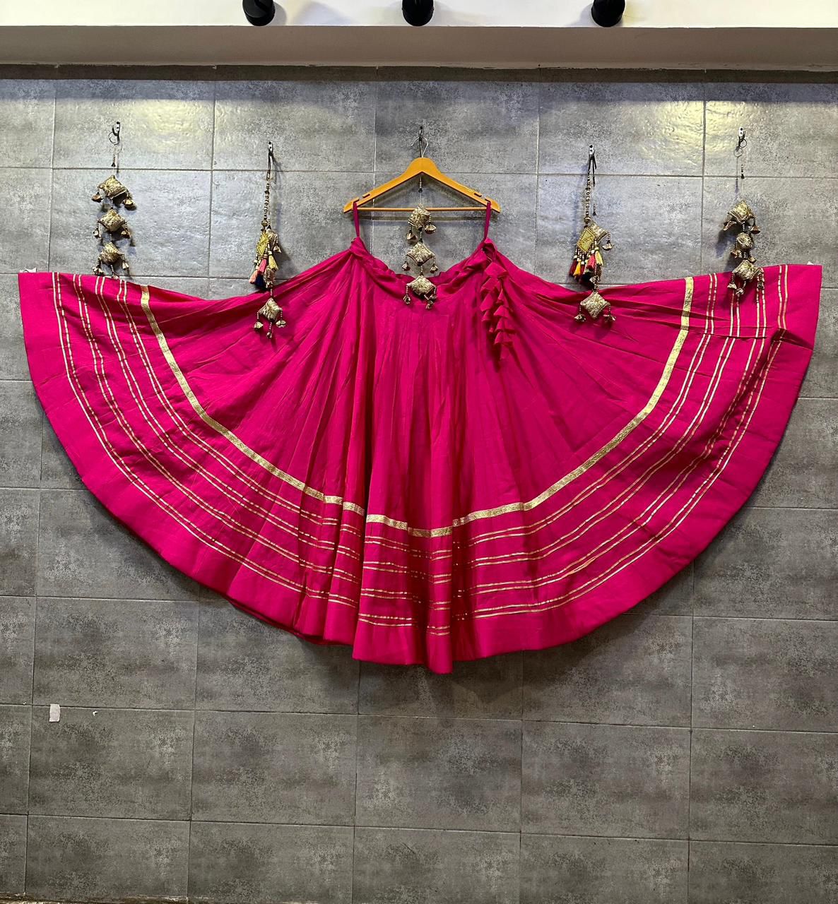 Roman Cotton Silk Chaniya Choli