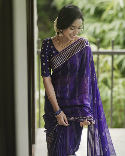 Jacquard Saree