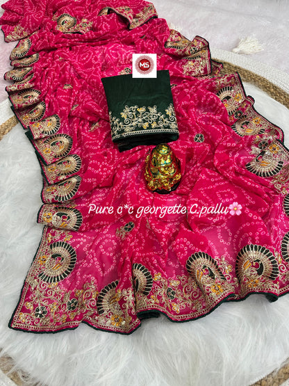 Bandhani Saree