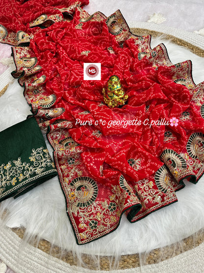 Bandhani Saree