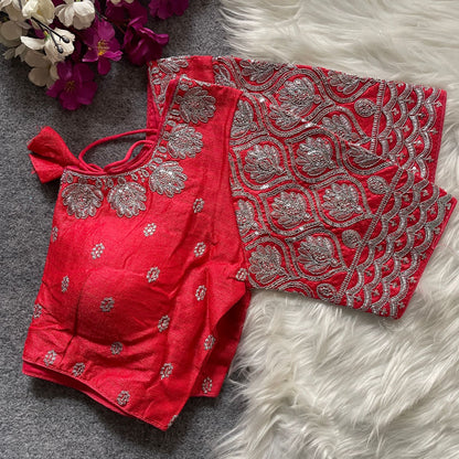 GOPALA SILVER ZARI BLOUSE