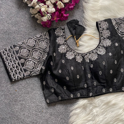 GOPALA SILVER ZARI BLOUSE