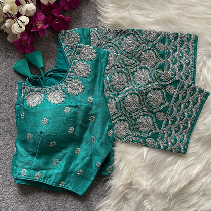 GOPALA SILVER ZARI BLOUSE