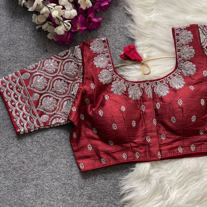 GOPALA SILVER ZARI BLOUSE
