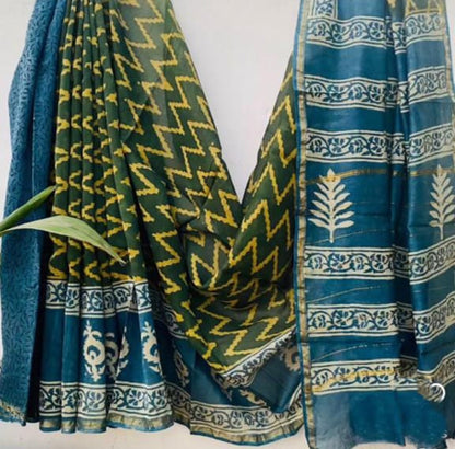 Chanderi Cotton Saree