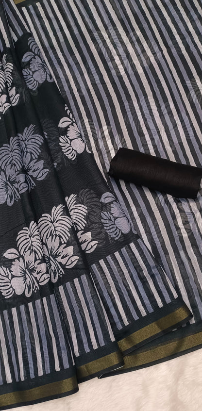 Chanderi Cotton Saree