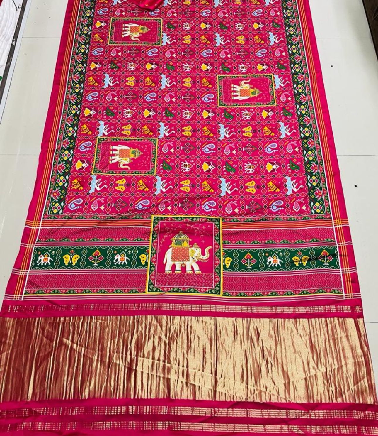 Lagdi Pure Gajji Soft Silk Saree
