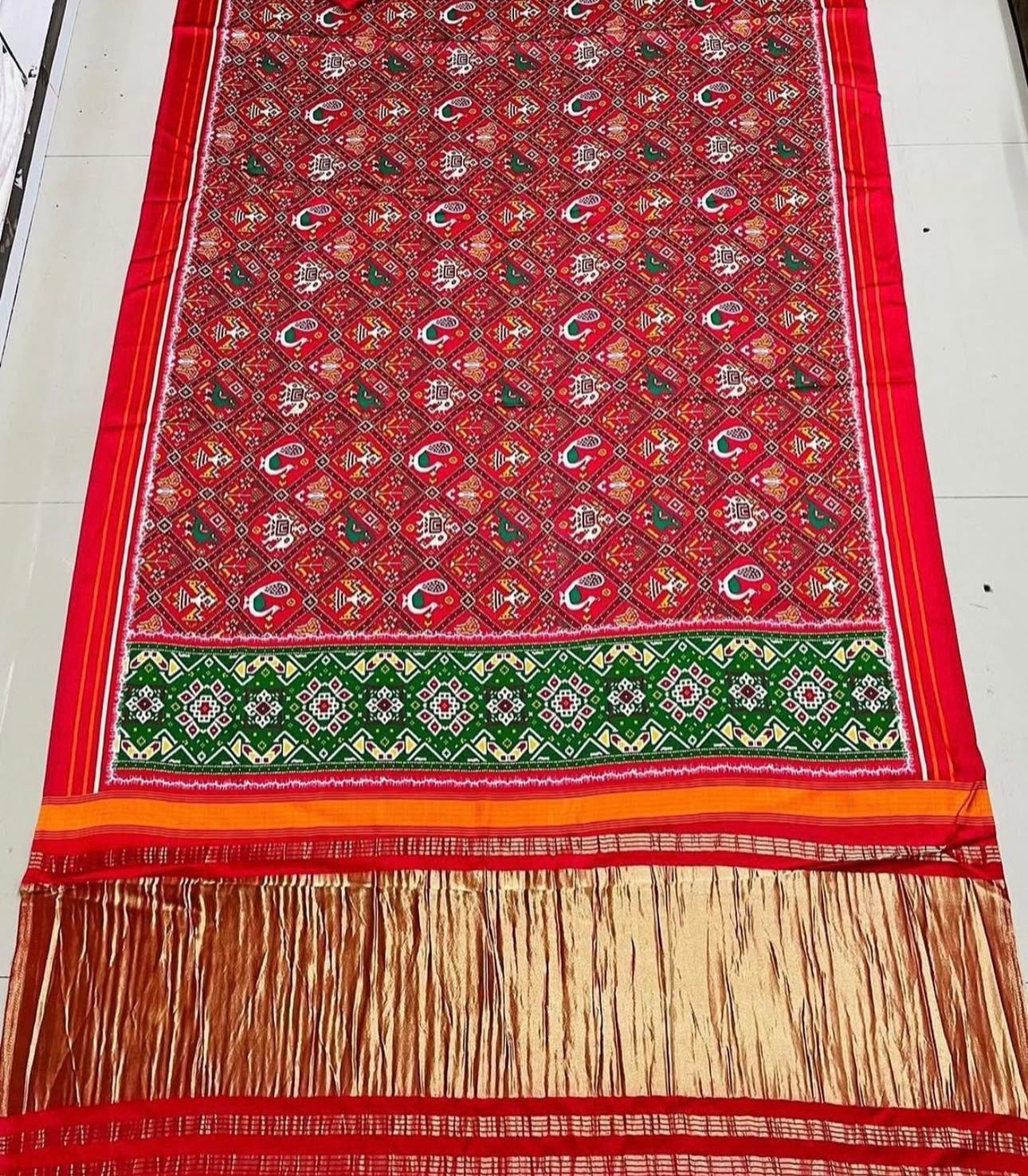 Lagdi Pure Gajji Soft Silk Saree