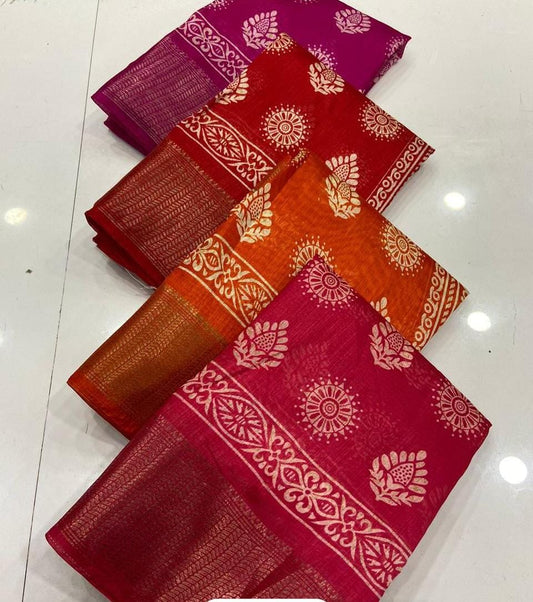 Cotton Silk Saree