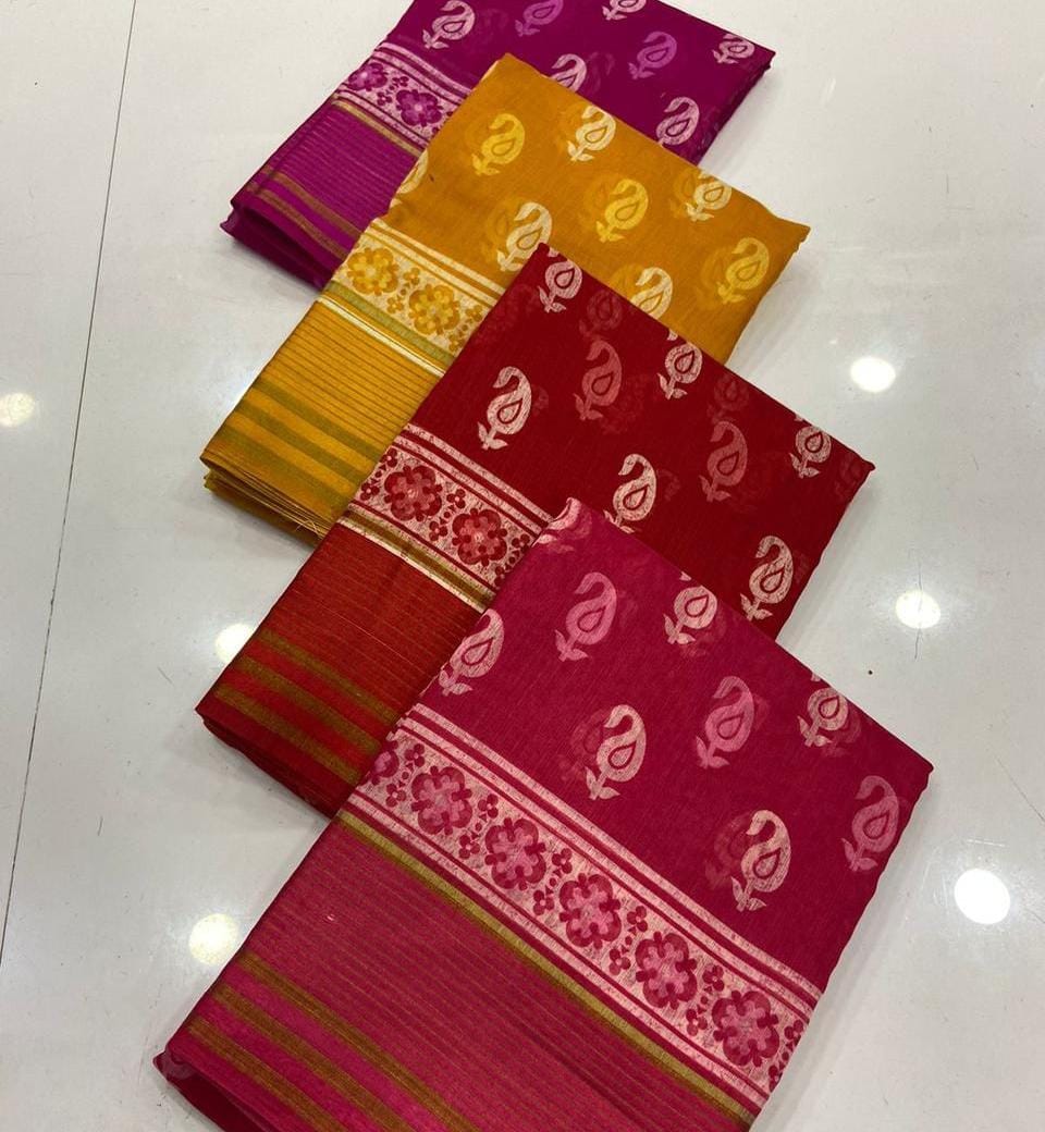 Cotton Silk Saree
