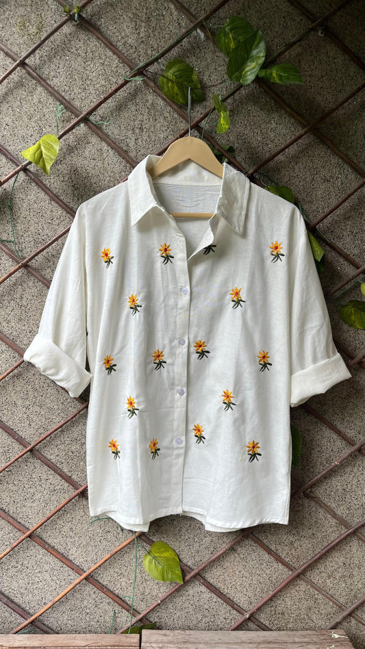 SUNFLOWER EMBROIDERED SHIRTS