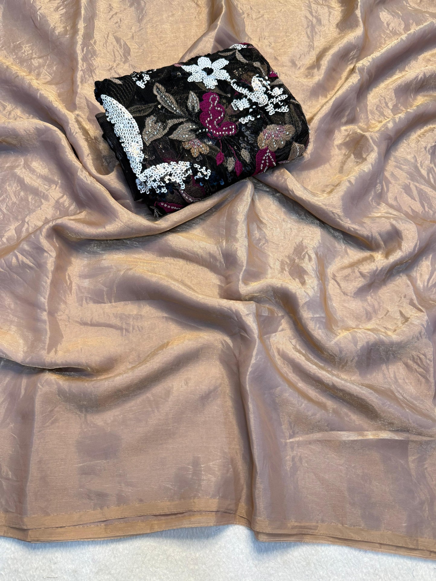 Satin Saree
